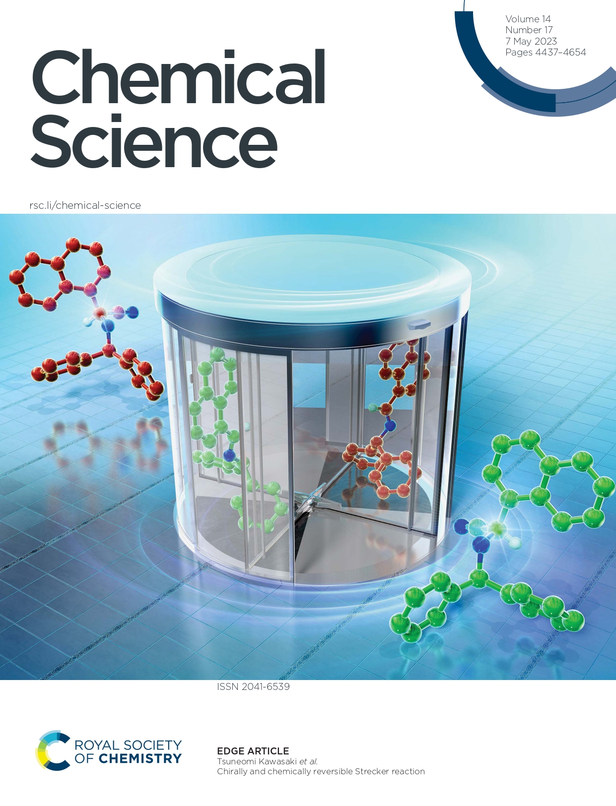 川﨑 常臣教授らの論文が学術雑誌『Chemical Science』誌のFront