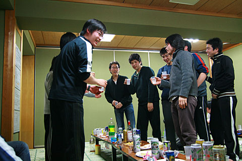 みんなでかんぱい