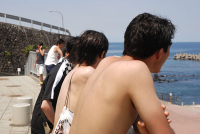 休憩中