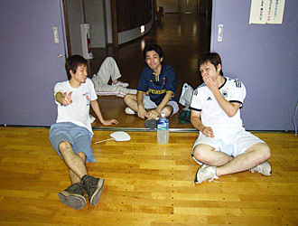 休憩中